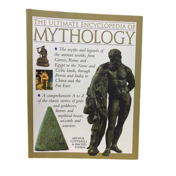 2010 Ultimate Encyclopedia of Mythology Ancient World Paperback Cotterell Storm - Picture 1 of 2